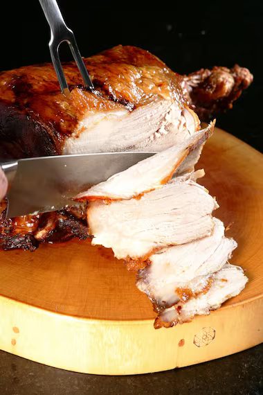 lombo assado e pernil assado