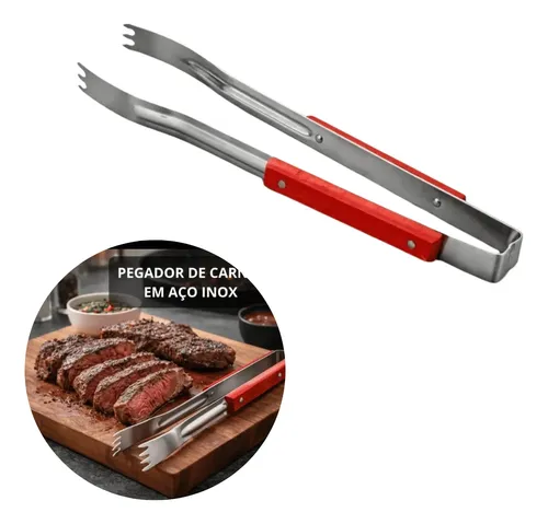 D NQ NP 845554 MLB112336256165 052026 O pegador para carne churrasco inox e madeira 375 cm