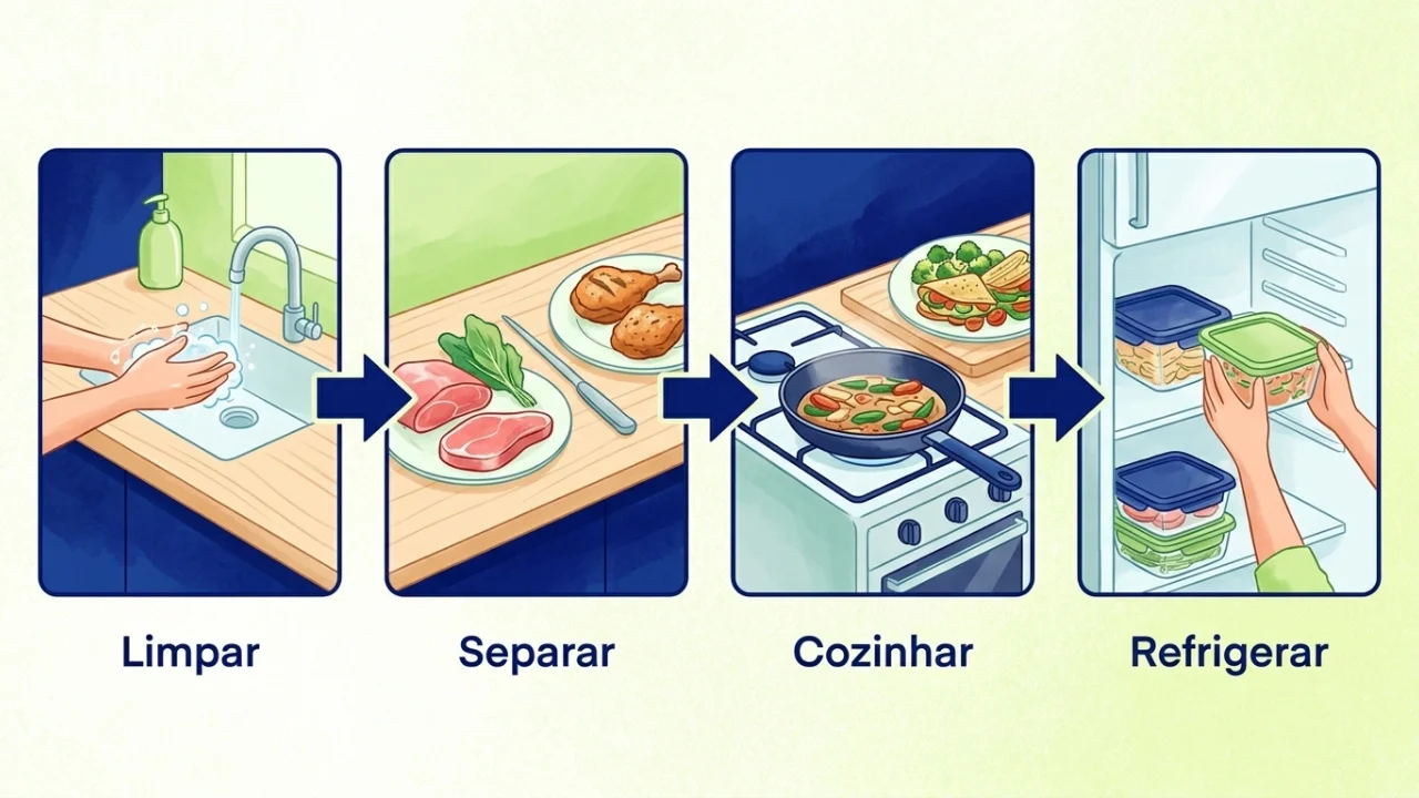 Como evitar a contaminação cruzada entre carnes e outros alimentos na cozinha 9 higiene cozinha carnes separação
