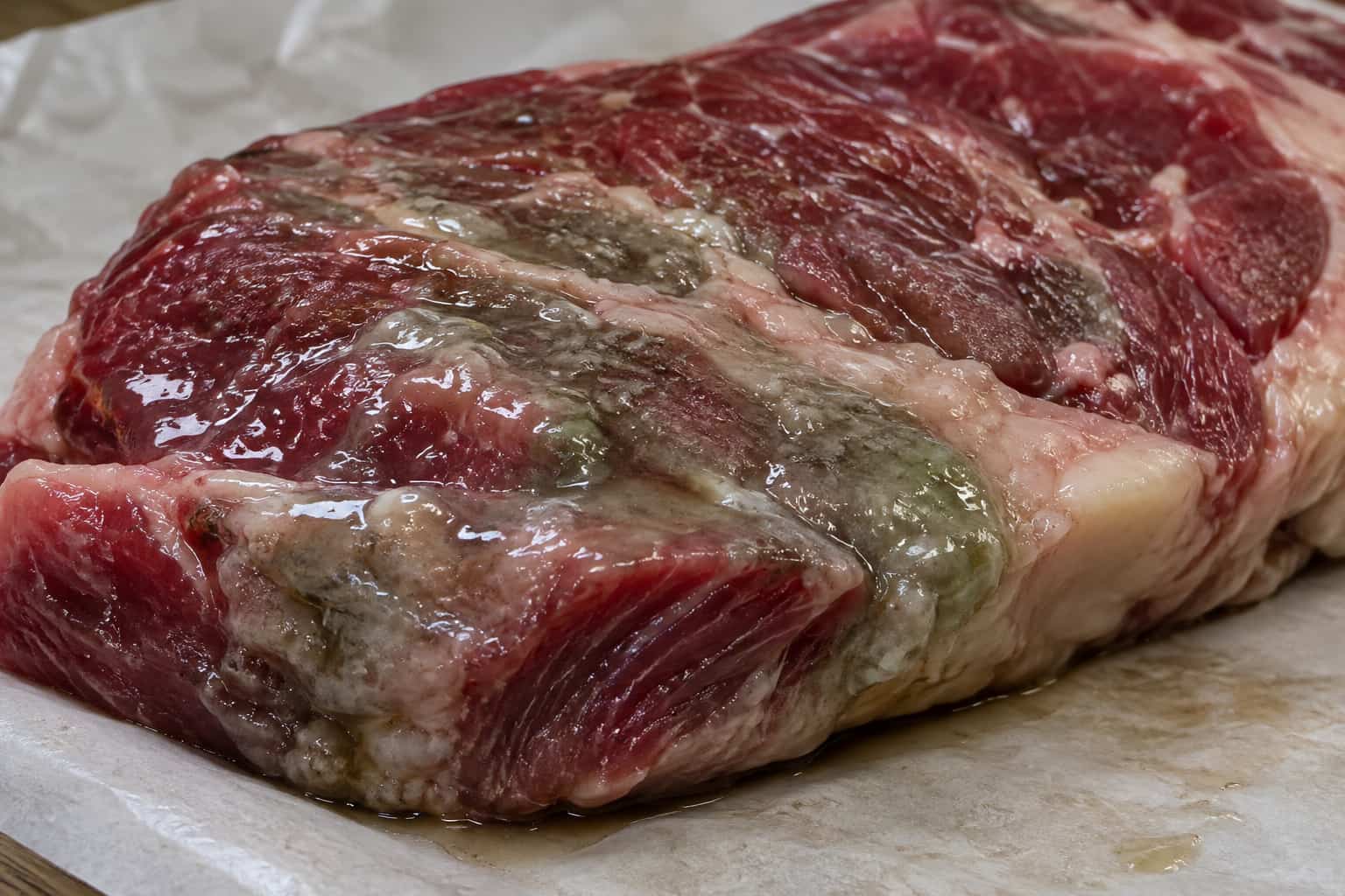 carne viscosa pegajosa textura