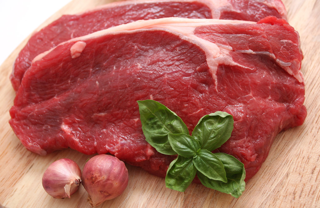 paleta bovina textura da carne
