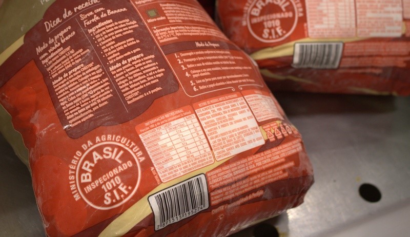 selo SIF em embalagem de carne