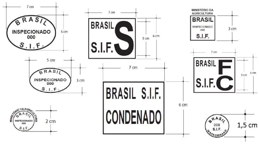 carimbo inspeção carne