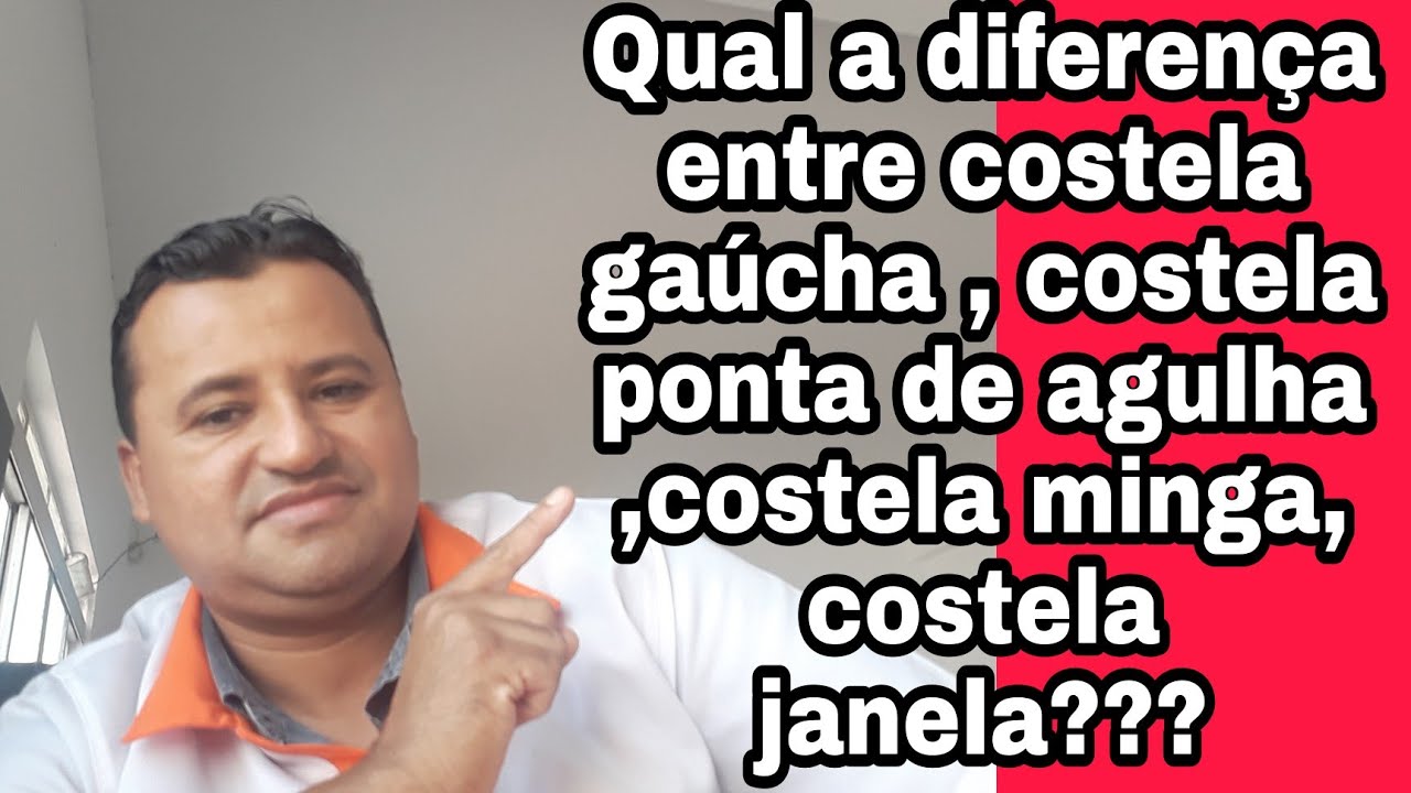 comparação entre costela ripa e ponta de agulha
