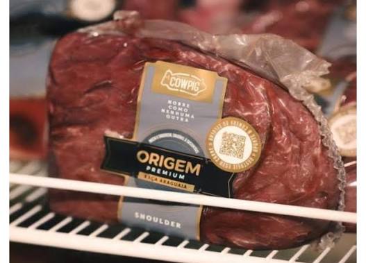 QR code em embalagem de carne